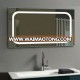 Wall Mounted Makeup Mirror With Led Light, Backlit Bathroom Lighted Mirror