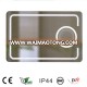 Wholesale LED smart bathroom frameless decorative mirror/wall mirror