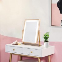 Mini Crystal Sand Desktop Smart Makeup Mirror with Bluetooth